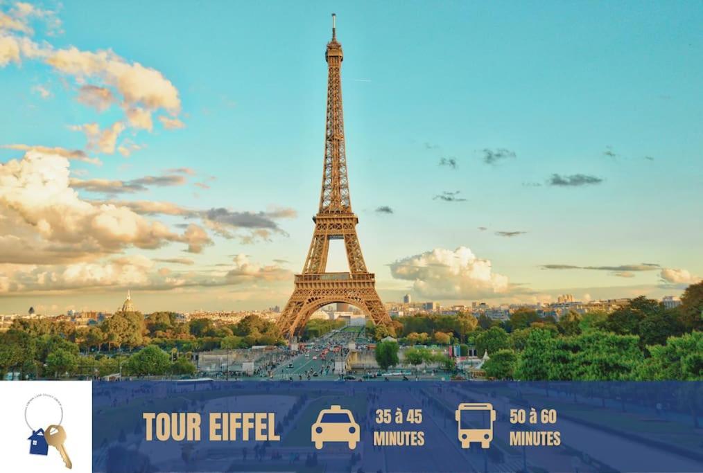 9 Min From Chateau De Vincennes - Paris & Disney Apartment Saint-Maurice  Luaran gambar